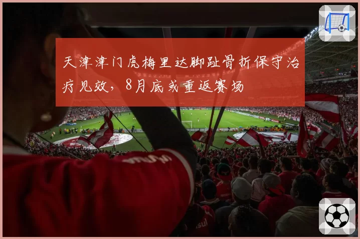 天津津门虎梅里达脚趾骨折保守治疗见效，8月底或重返赛场